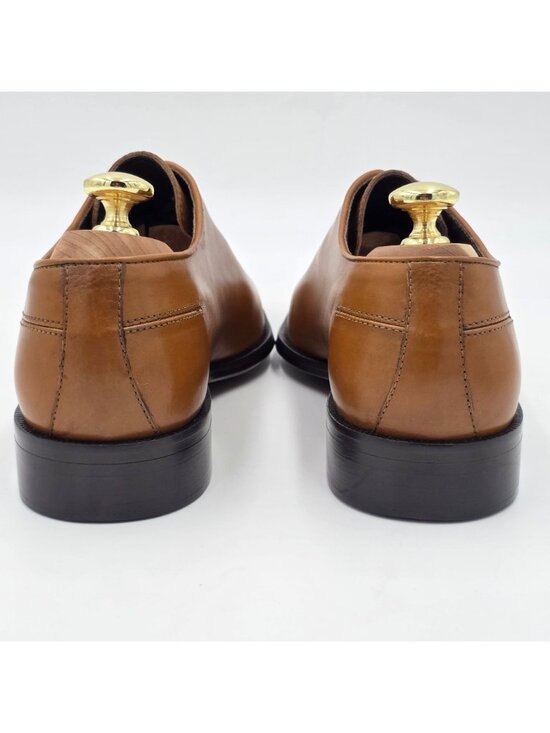 NEW Donald J. Pliner Italy Wholecut Tan Calf Leather Derby Mens 7M Dress Shoes main image 13